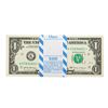 Image 1 : Pack of (100) Consecutive 2017 $1 Federal Reserve STAR Notes Dallas