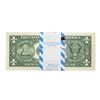Image 2 : Pack of (100) Consecutive 2017 $1 Federal Reserve STAR Notes Dallas