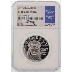 2017-W $100 Platinum American Eagle Coin NGC PF70 Ultra Cameo