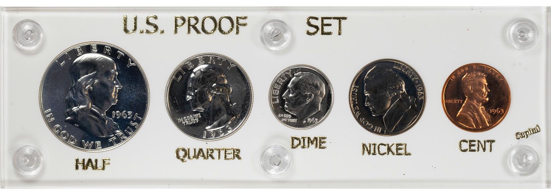 1963 (5) Coin Proof Set