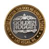 Image 1 : .999 Silver Golden Nugget Las Vegas $10 Limited Edition Casino Gaming Token
