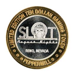 .999 Fine Silver Peppermill Reno, Nevada $10 Limited Edition Gaming Token