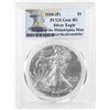 Image 1 : 2016-P $1 American Silver Eagle Coin PCGS Gem BU Struck at the Philadelphia Mint