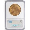 Image 2 : 1908 No Motto $20 St. Gaudens Double Eagle Gold Coin NGC MS64