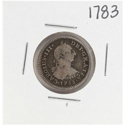 1783 Spanish Real Silver Coin