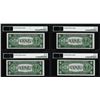 Image 2 : (4) Consec. 1935A $1 Hawaii WWII Emergency Silver Certificate Notes PMG Ch. Unc. 64EPQ