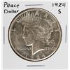 Image 1 : 1924-S $1 Peace Silver Dollar Coin