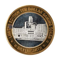 .999 Silver Silver Smith Casino Resort Wendover, NV $10 Limited Edition Gaming Token