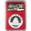 Image 2 : 2019 China 10 Yuan Panda Silver Coin NGC MS70 Early Releases Red Core