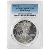 Image 1 : 1987-S $1 Proof American Silver Eagle Coin PCGS PR69DCAM