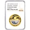 Image 1 : 2007 Australia $100 Treasures - Sapphires Gold Coin NGC PF68 Ultra Cameo