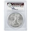Image 1 : 2012-W $1 American Silver Eagle Coin PCGS MS69 First Strike Mercanti Signature