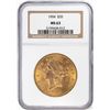 Image 1 : 1904 $20 Liberty Head Double Eagle Gold Coin NGC MS63
