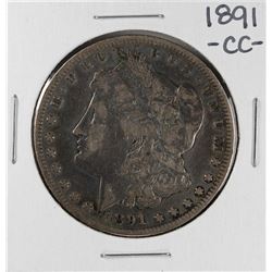 1891-CC $1 Morgan Silver Dollar Coin