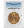 Image 1 : 1876-S $20 Liberty Head Double Eagle Gold Coin PCGS MS60