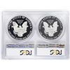Image 2 : 1986-S & 2016-W $1 Proof American Silver Eagle Coin Set PCGS PR69DCAM