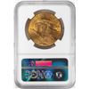 Image 2 : 1908 No Motto $20 St. Gaudens Double Eagle Gold Coin NGC MS64