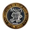 Image 1 : .999 Silver Ballys Las Vegas $10 Casino Limited Edition Gaming Token
