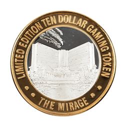 .999 Fine Silver Mirage Las Vegas, Nevada $10 Limited Edition Gaming Token
