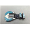 Image 1 : Vintage Turquoise Inlay Belt Buckle