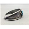 Image 2 : Mid-Century Turquoise Cuff Bracelet