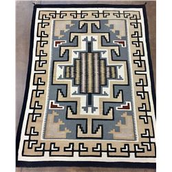 Two Grey Hills Navajo Textile