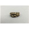 Image 2 : Sterling Silver and Gold Nugget Ring
