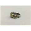 Image 6 : Sterling Silver and Gold Nugget Ring
