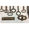 Image 2 : Antique Skeleton Keys, Fasteners, Etc.