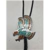 Image 2 : Navajo Inlay Eagle Themed Bolo