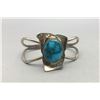 Image 1 : Vintage Turquoise and Sterling Silver Bracelet