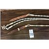 Image 13 : Hand Braided Rawhide Reins with Two Romals