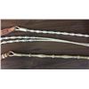 Image 4 : Hand Braided Rawhide Reins with Two Romals