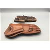 Image 8 : Two Double Loop Leather Holsters