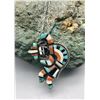 Image 1 : Vintage Rainbow Man Inlay Pendant