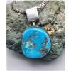 Image 1 : Turquoise and Sterling Silver Necklace