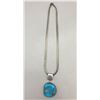 Image 3 : Turquoise and Sterling Silver Necklace