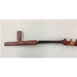 Catlinite Pipe with Unique Twisted Stem