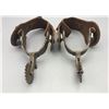 Image 9 : Large Crockett Renalde Spurs with Straps