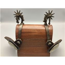 Antique Buermann Drop Shank Spurs
