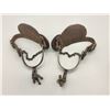 Image 9 : Antique Buermann Drop Shank Spurs