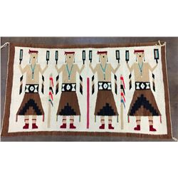 Vintage Pictorial Navajo Textile