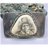 Vintage Scrimshaw Belt Buckle