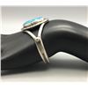 Image 8 : Vintage Turquoise and Sterling Silver Bracelet