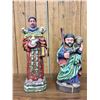 Two Religious Folk Art Santos