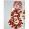 Image 2 : Turquoise and Coral Beads and Jingle Cones