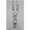 Image 2 : Zuni Inlay Sunface Necklace
