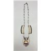 Image 2 : Zuni Inlay Antelope Kachina Necklace