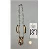 Image 9 : Zuni Inlay Antelope Kachina Necklace