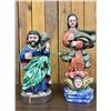 Two Folk Art Religious Santos